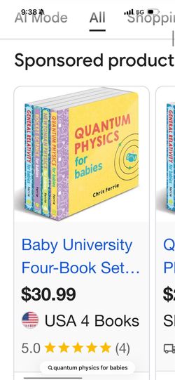 Baby University Four-Book Set (Quantum Physics, Rocket Science, General Relativity, Newtonian Physics)