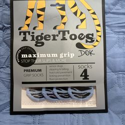 Tiger toes Small socks for dogs