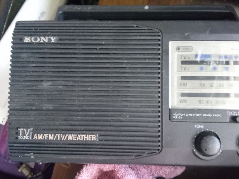 Vintage Sony Portable Radio