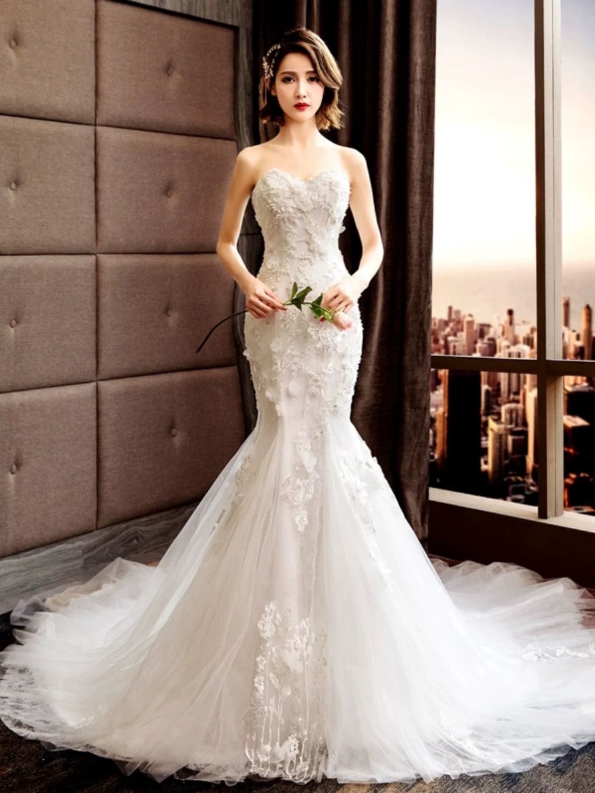 $135 Adjustable Mermaid Wedding Dress for All Body Types