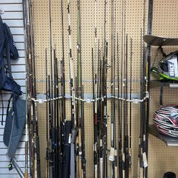 Various Fishing Rods