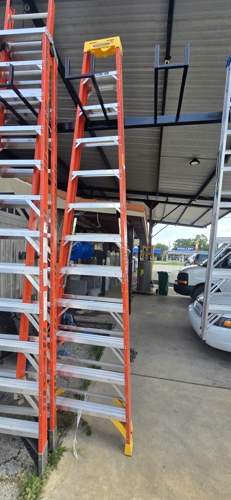 Ladder Fiberglass 12 Feet New Escalera Nueva 12 Pies