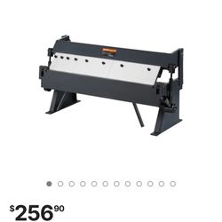 VEVOR Box and Pan Brake, 24-Inch, 0-130 Degrees Sheet Metal Bending Brake, Portable Metal Bender with 20 Gauge Low Carbon Steel 14 Gauge Aluminum Capa