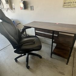 Gaming Chair And Desk