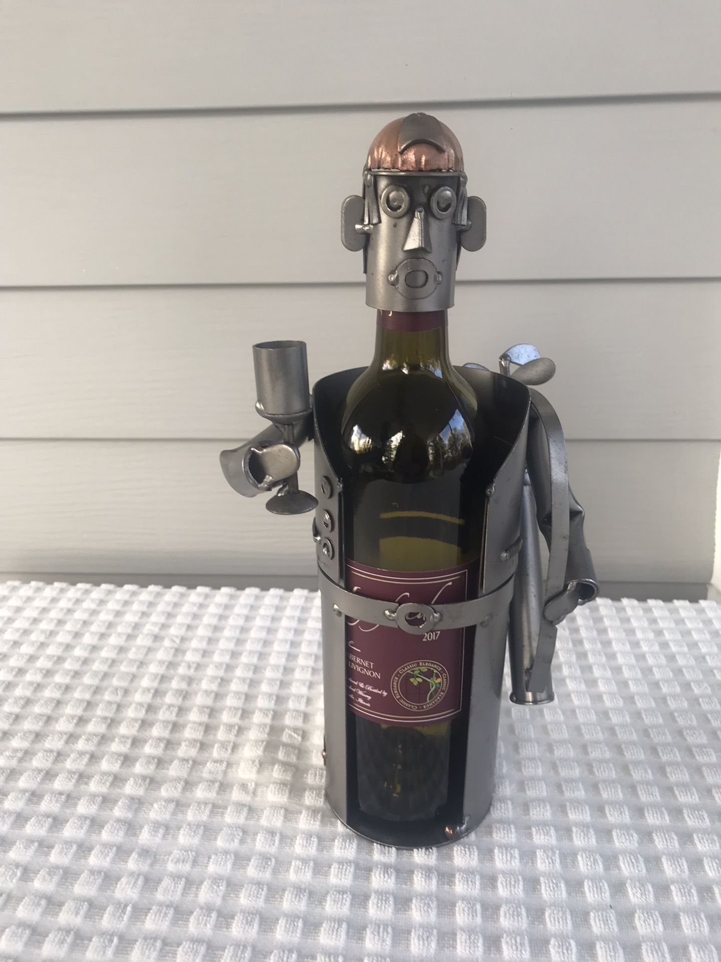 Golfer Wine Bottle Holder