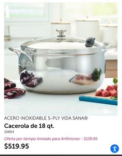 Princess house Vida Sana de 18 qt