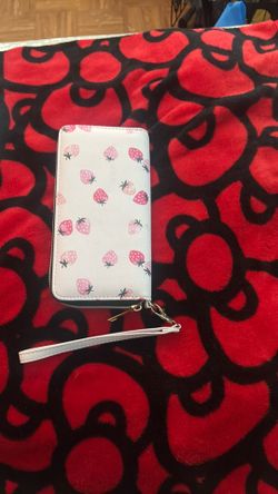 A cute Kawaii strawberry wallet