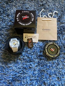G-Shock GA2100 White Magna Edition Watch