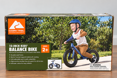 Ozark Trail 12" M.1 Timber Kids' Balance Bike, Unisex