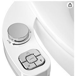PIKETS Bidet Attachment for Toilet, Dual Nozzle (Frontal and Rear Wash) Non-Electric Fresh Water Toilet Seat Attachment with Nozzle Self Cleaning, Adj
