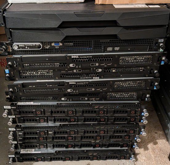 Dell PowerEdge R720 XEON Rack Servers  (3)