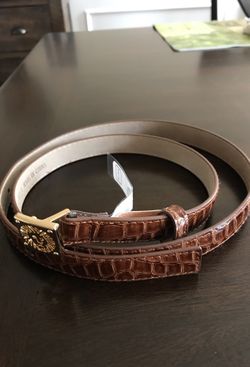Leather belt