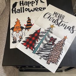 Double Sided Garden Flag -2flags