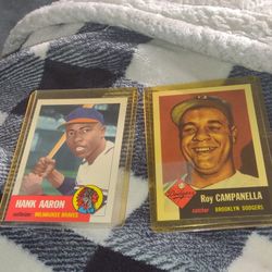 Baseball Topps Archives Hank Aaron. Roy Campanella Cash Porch Pickup Redmond 