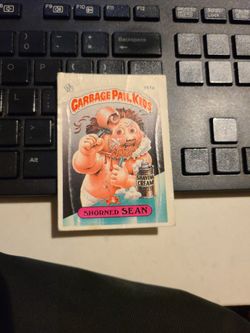 1986 Garbage Pail Kids Shorned Sean Psa 8.5 pop 2