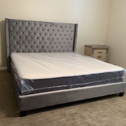 $499 Brand New Queen Bed Frame With Mattress (Read Description Below)