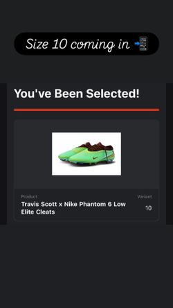 Travis Scott Nike phantom cleats
