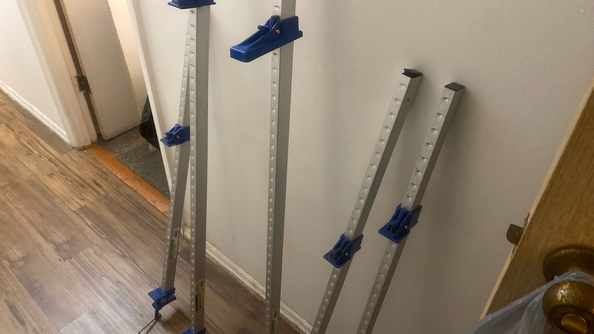 Set Of Five Clamps Like New. Work Perfectly
