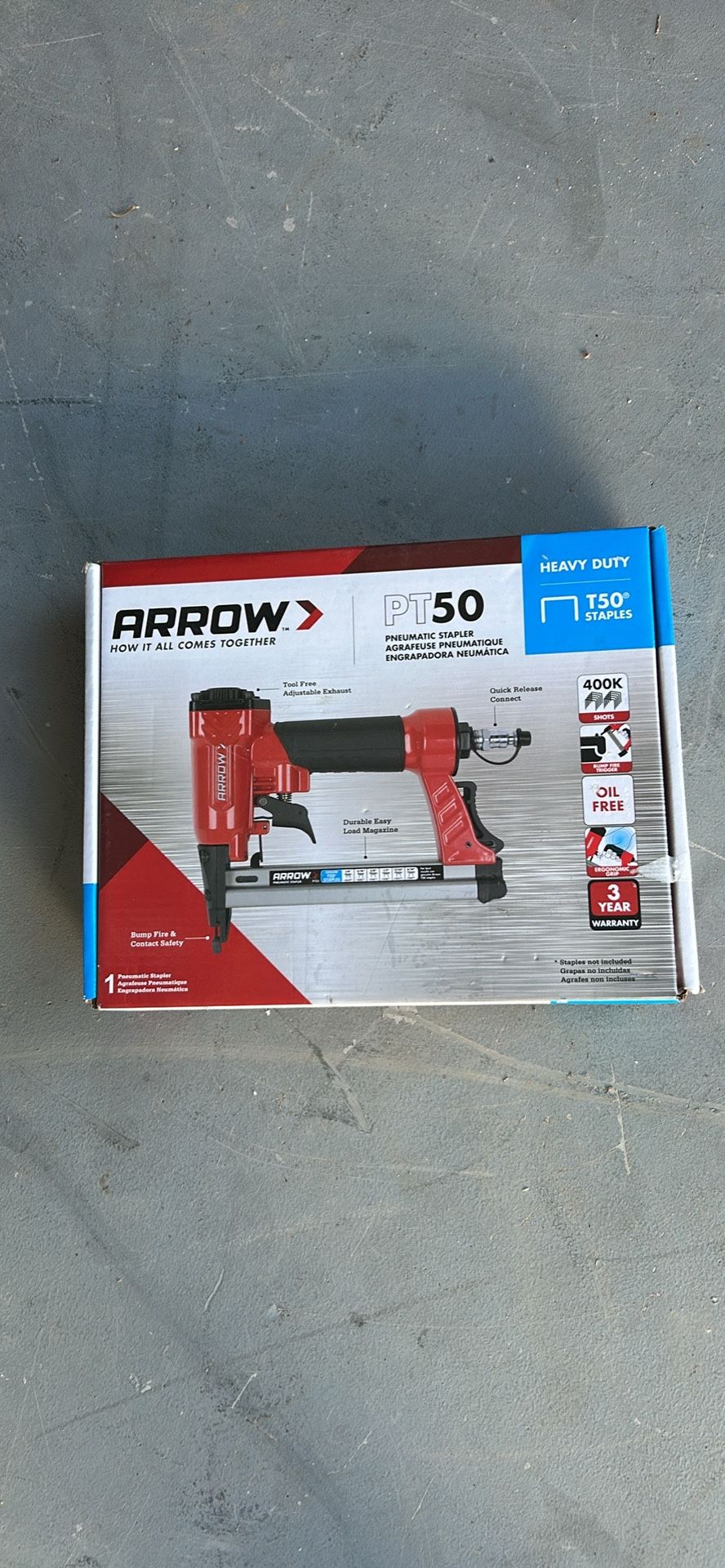 PT50 Pneumatic Staple Gun