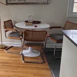 Vintage Rattan Chairs Made In Italy 