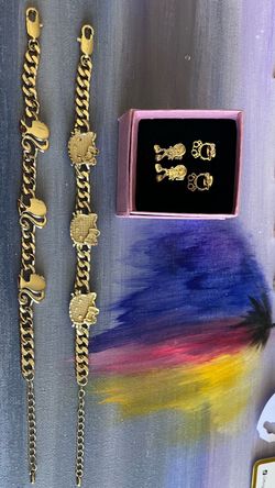 HK & Barbie earrings & Bracelets
