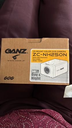 Camera-Ganz CS mount color ccd camera