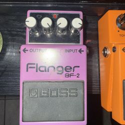 Boss BF-2 Flanger Guitar Effects Pedal – Vintage Purple