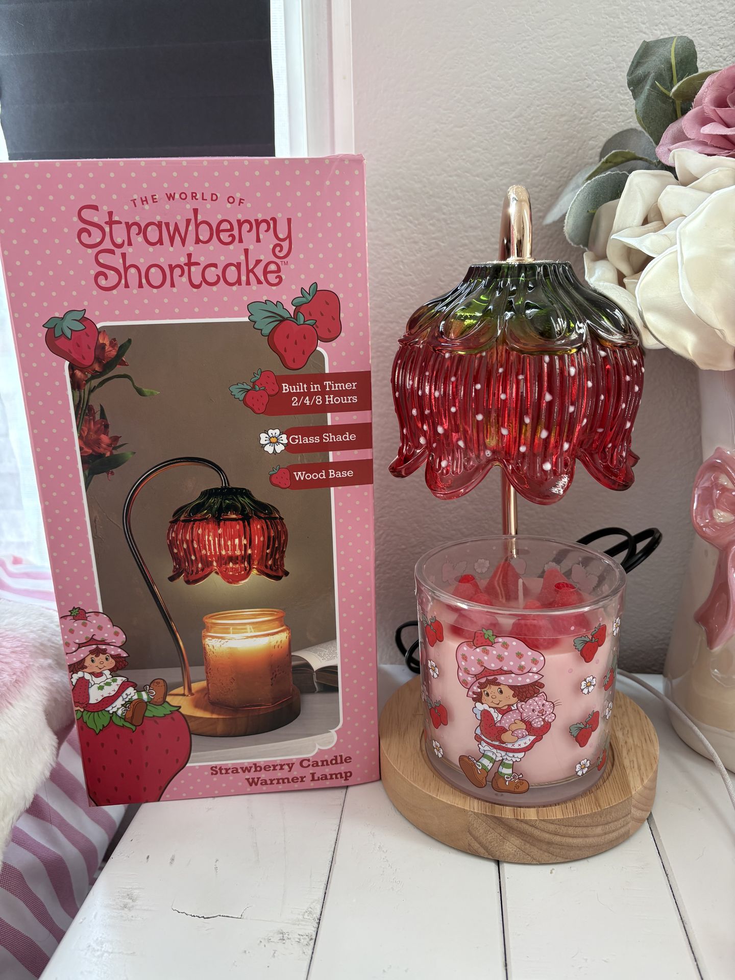Strawberry Shortcake candle warmer and candle