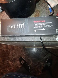11 peice angel head open end wrench set