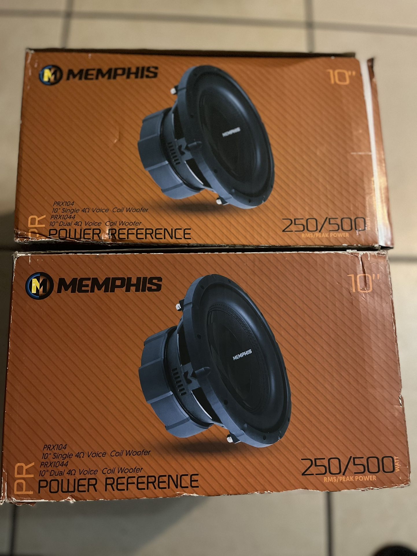 MEMPHIS STREET REFERENCE 10” SUBWOOFERS PRX1044 ($80 EACH)