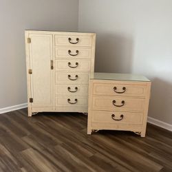 Armoire And Bedside Table