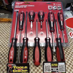 Milwaukee Combination Screwdriver Set (10-Piece)