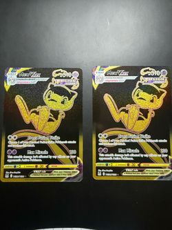 Mew VMAX TG30/TG30 Gold Secret Rare x2