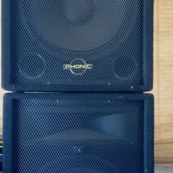 Phonic S710 10-inch 2-Way PA Speakers