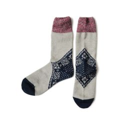 Kapital Bandana Socks Gray One Size