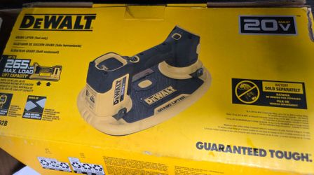 DeWalt 20V Battery Kit and DEWALT 20V MAX Cordless GRABO Lifter (Model DCE592B) Combo Brand New