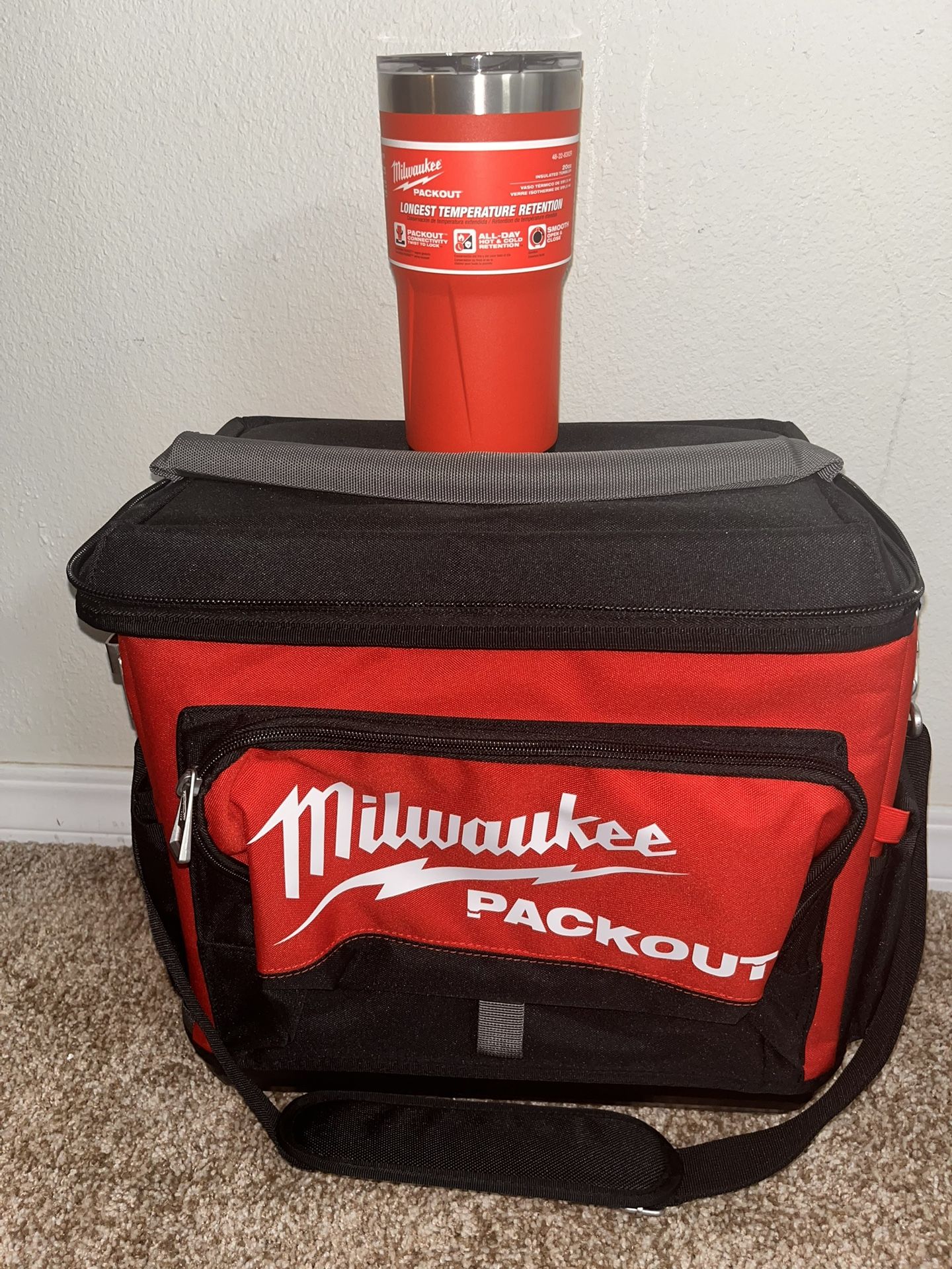 NWT Milwaukee Packout Cooler and Mug