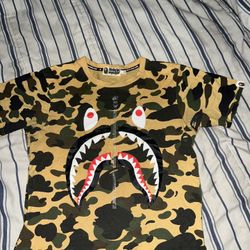 Bape T-Shirt Shark Zip Design