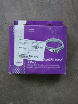 6' Stanless Steel Laundry fill hose set