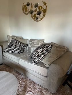 Couch comes with pillows