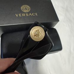 are Stuart Weitzman logo knit/leather sneakers