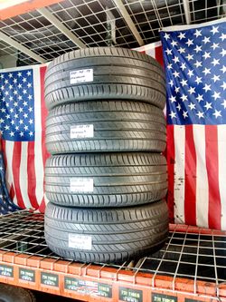 🇺🇸 4 GREAT USED TIRES P225/45R17 MICHELIN PRIMACY4 ALL SEASON TOURING 225 45 17
