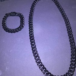 24" Black Diamond Chain 