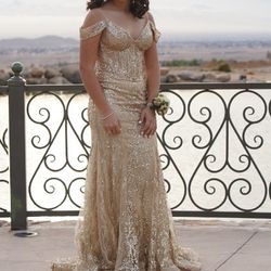 Formal Gold Dress