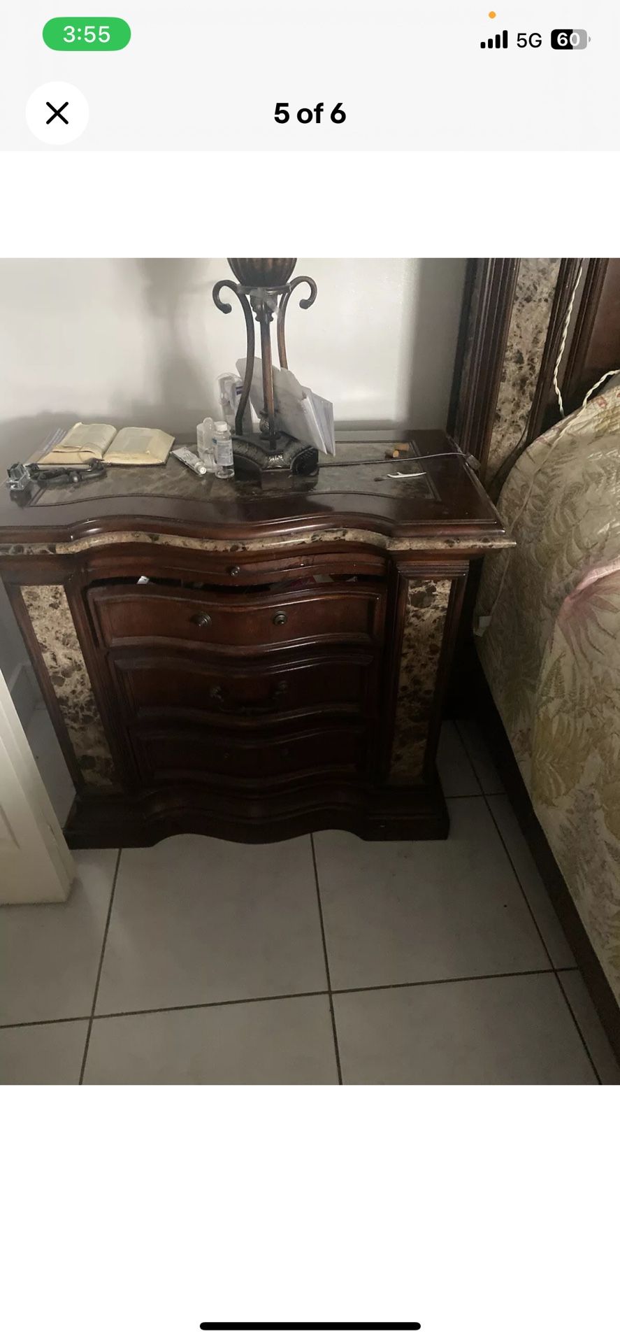 Queen Size Bedroom Set Mohgany