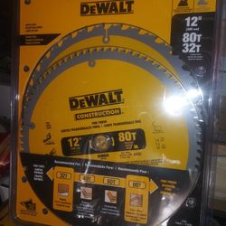 Dewalt 12in Blades Two Blades 