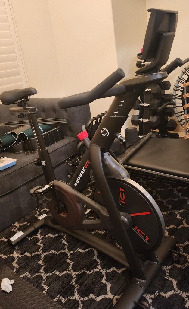 Inpsire IC1 Indoor Spin Bike Cycle Like New Delivered