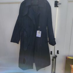 DSCP Trench Coat Size 42L / Xl Made In USA 