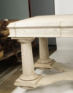 Nancy Corzine White Oak Desk Library Table New