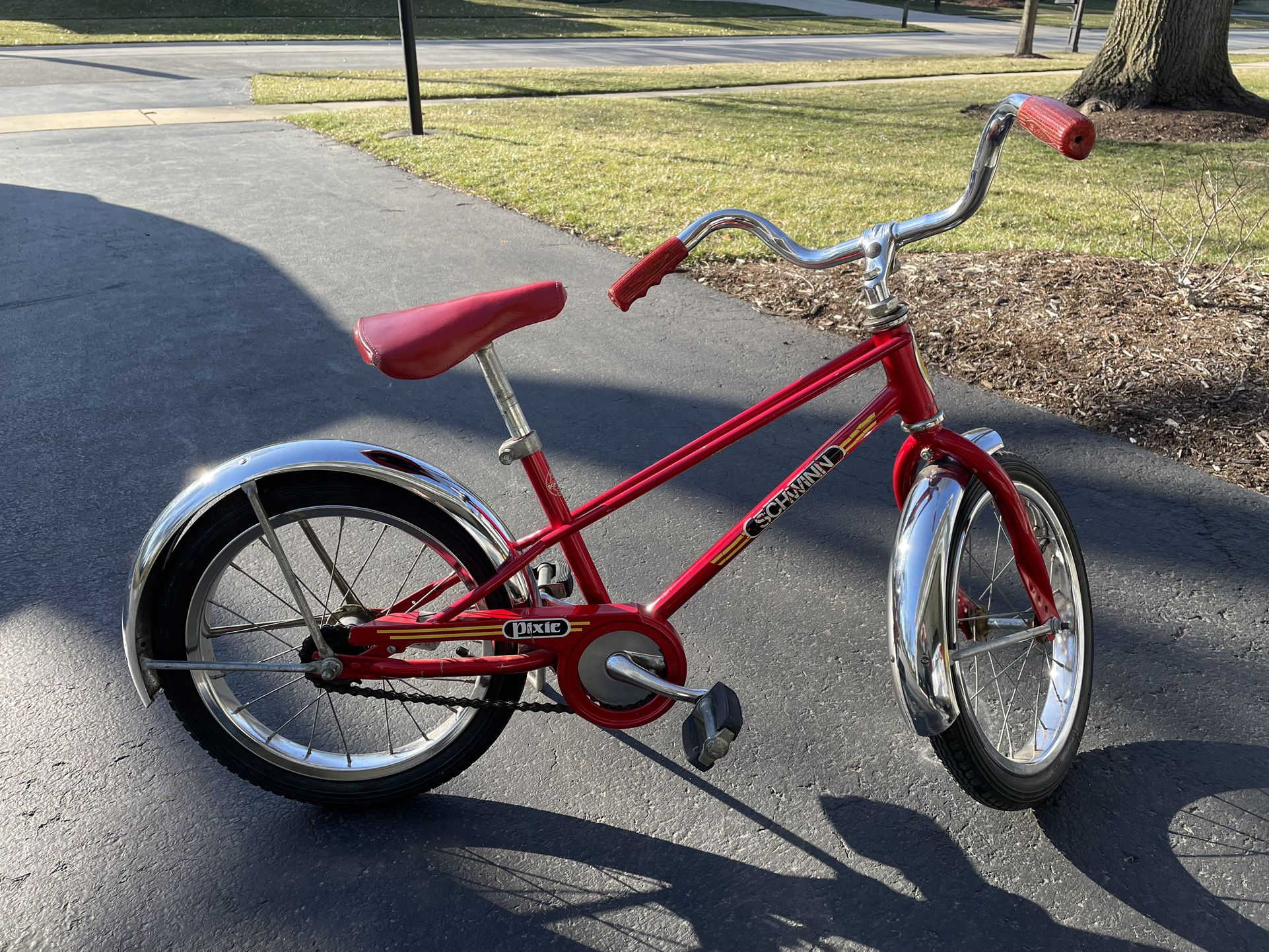 Schwinn Pixie Red 16” Bike 1985